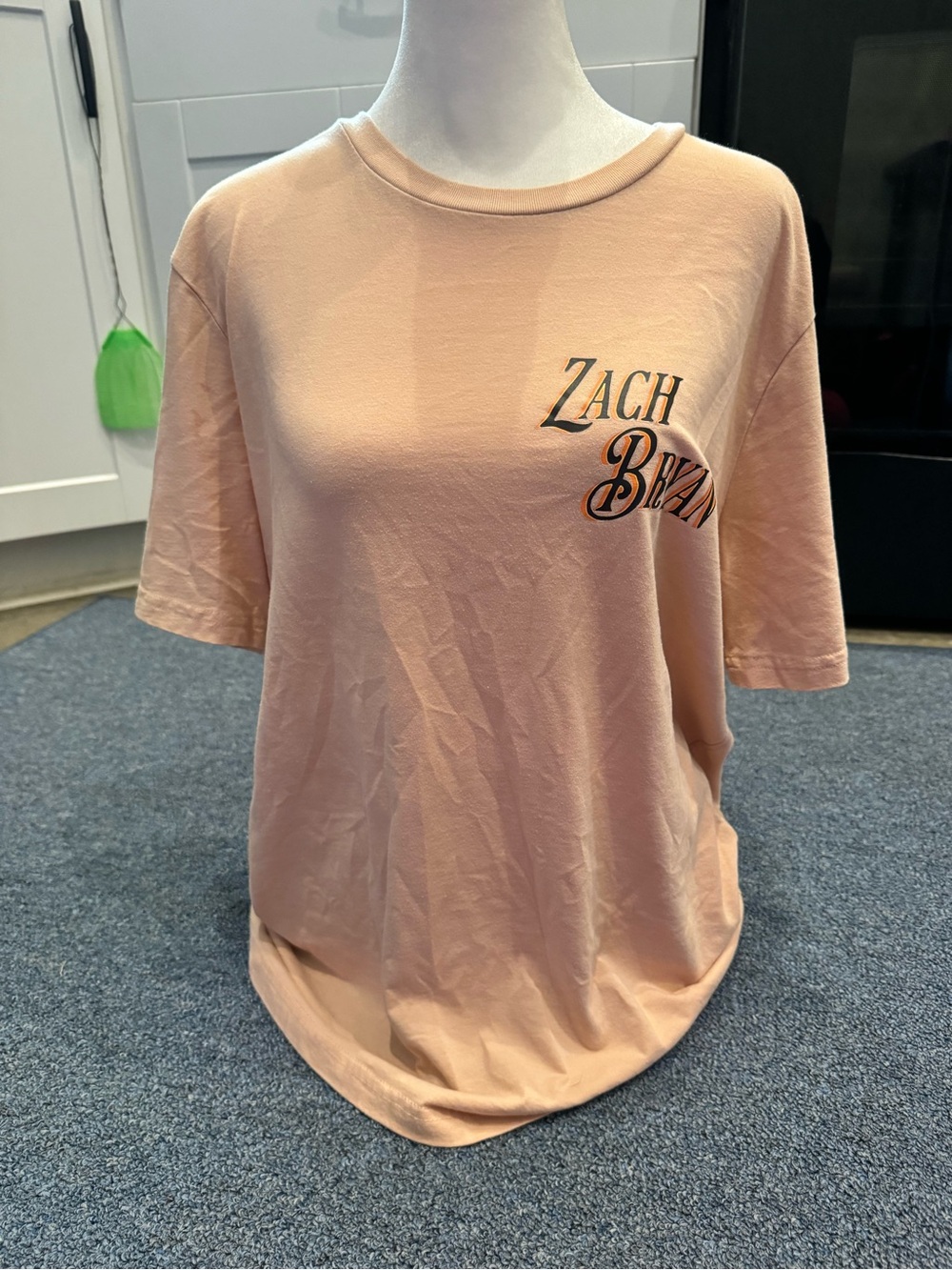 Laura Scott Peach Short-Sleeve Graphic Tee